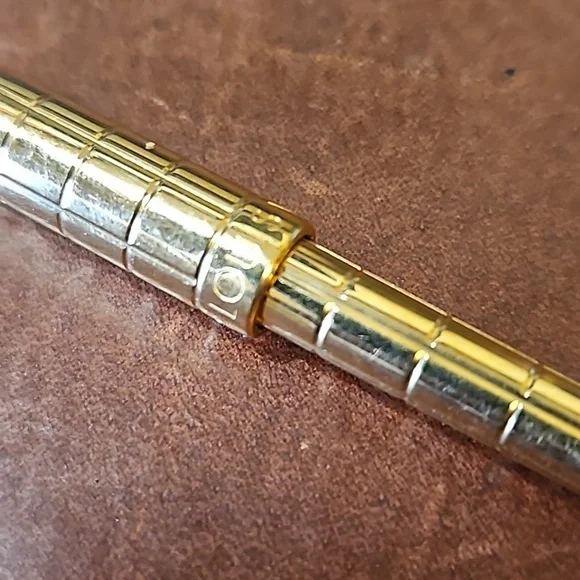 Louis Vuitton Stylo Mini Agenda Gold Ballpoint Pen Authentic Used from Japan - Picture 3 of 5